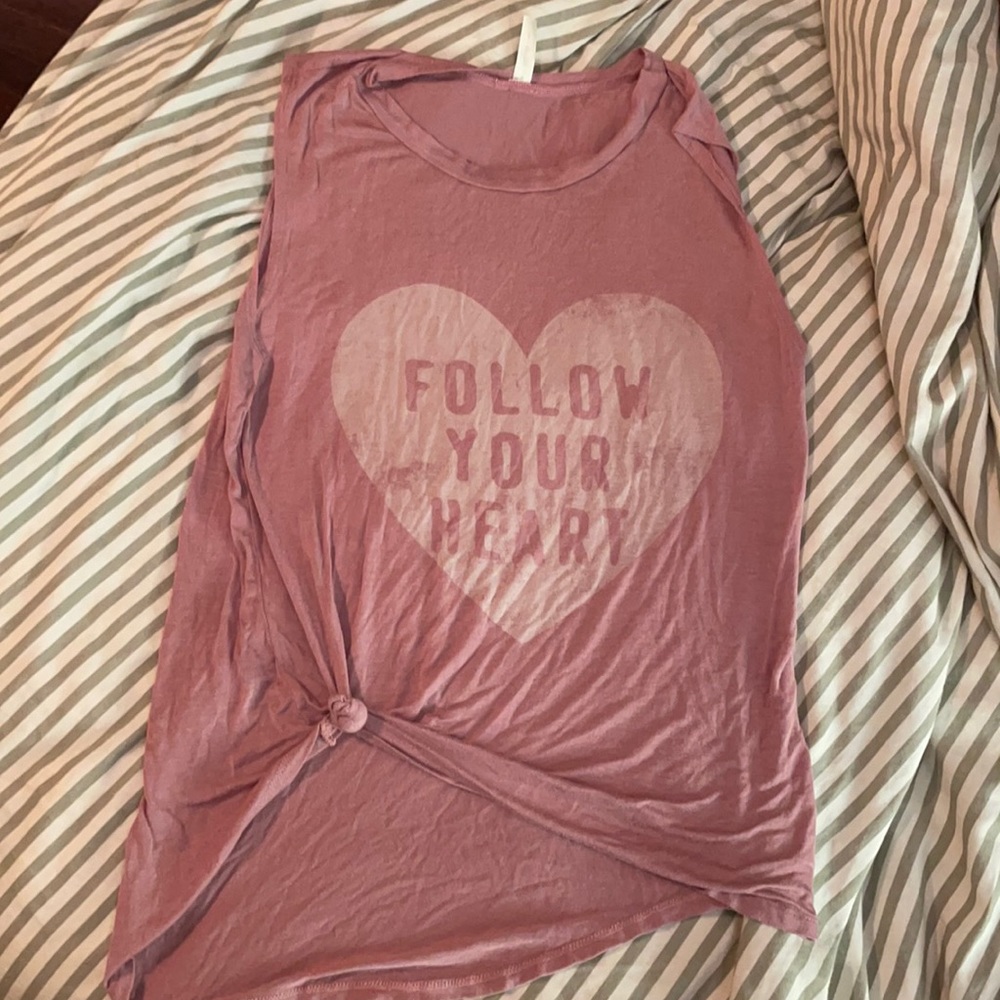 Pink tank top